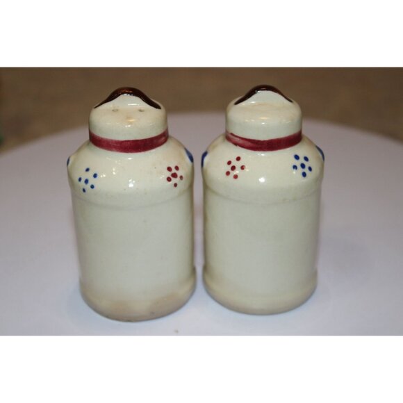Salt & Pepper Shakers - Milk Cans by Shawnee Pottery - Picture 2 of 4